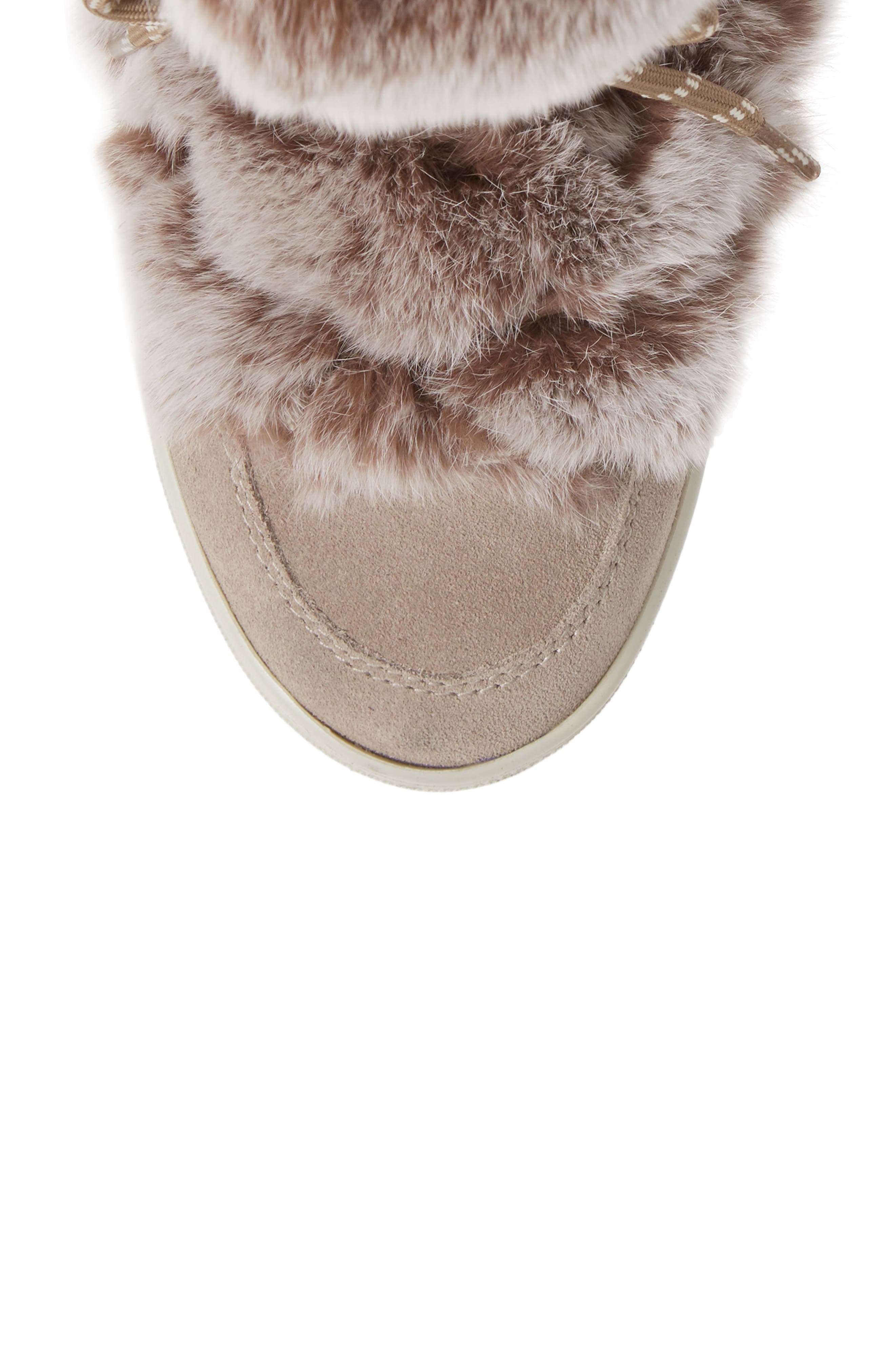 Cougar Vivian Limited Edition Genuine Rabbit Fur Boot, Alternate, color, 