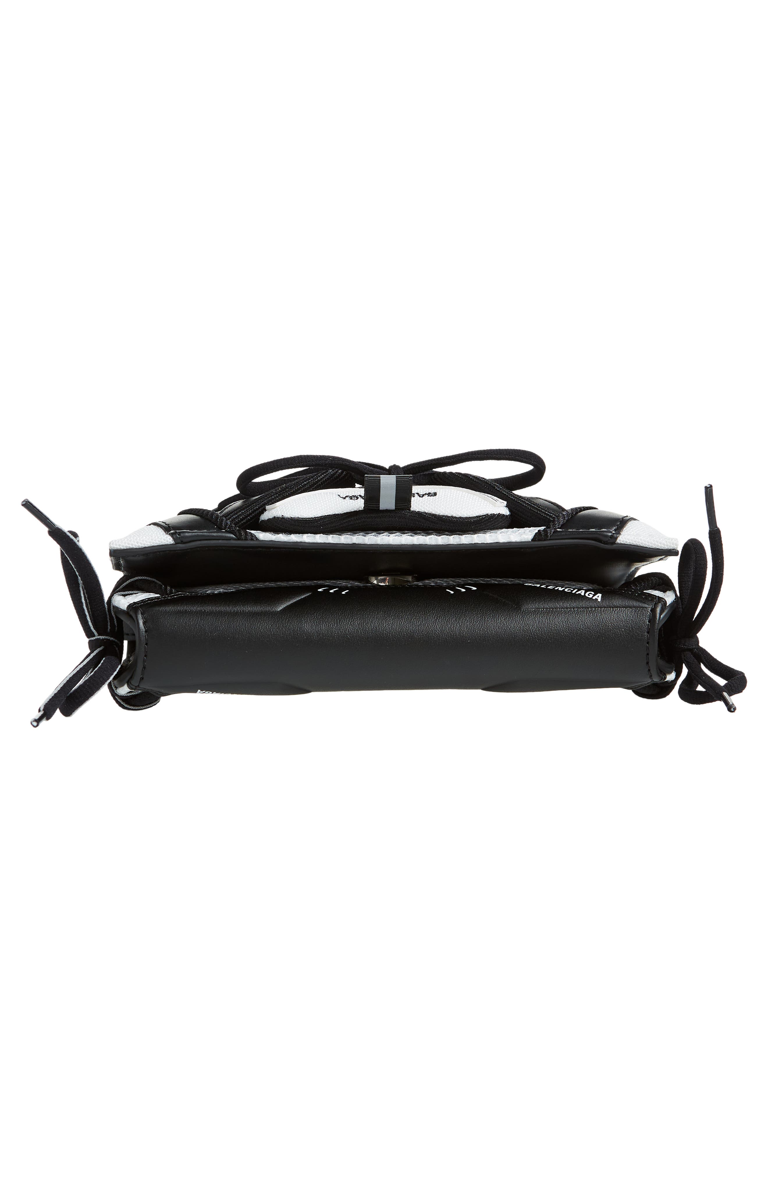 Sneakerhead Phone Crossbody Bag, Alternate, color, BLACK/ WHITE