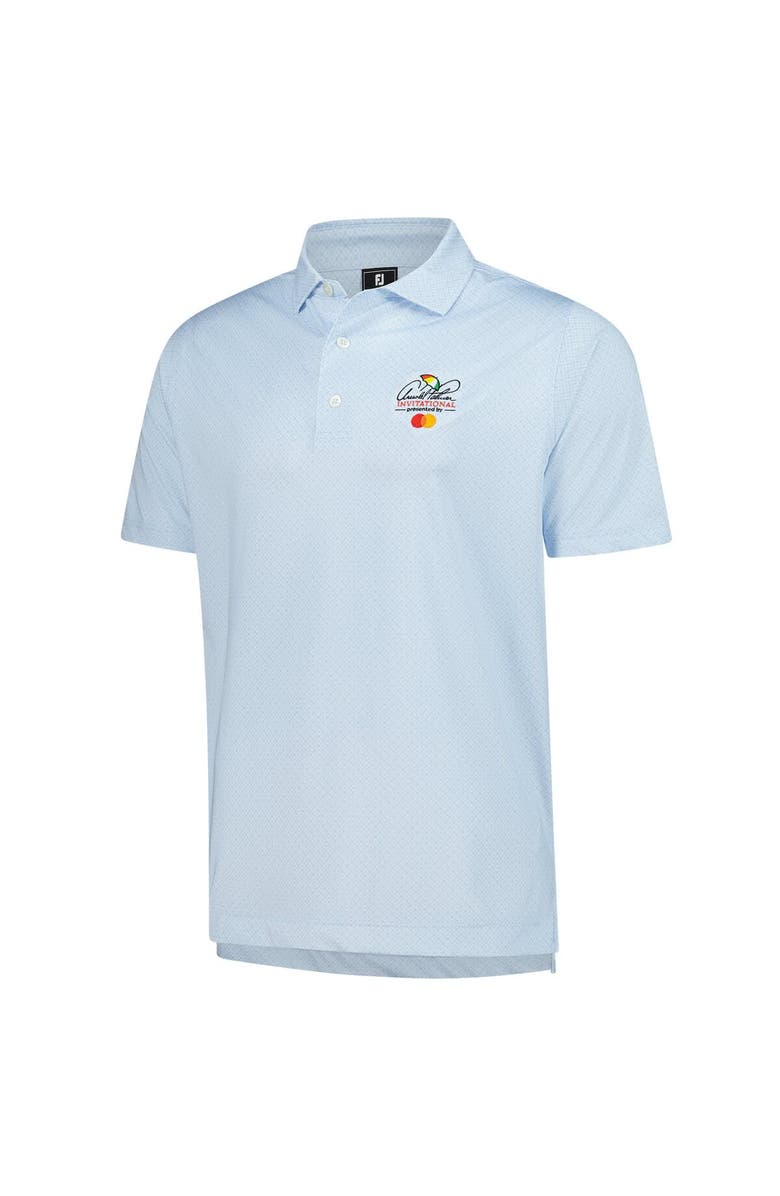 FOOTJOY Men's FootJoy  White Arnold Palmer Invitational ProDry Loop Print Lisle Polo, Alternate, color, White