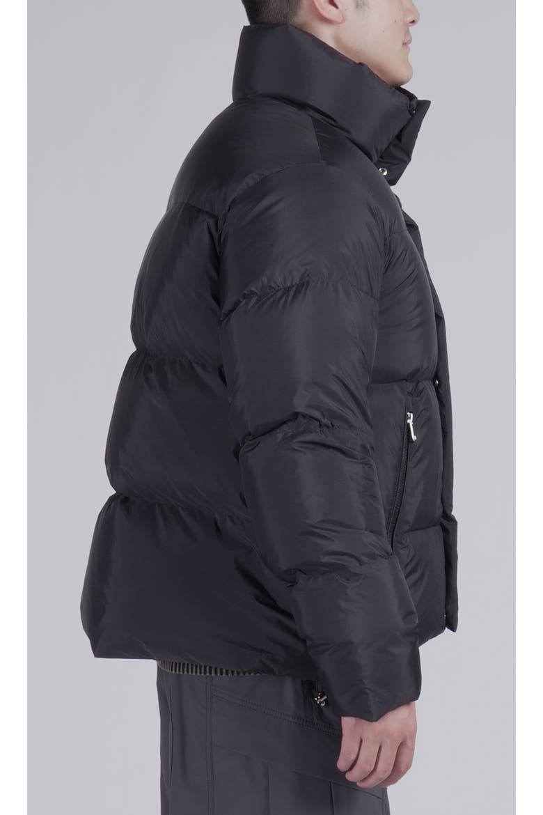 Leverett Cropped Down puffer, Alternate, color, Black