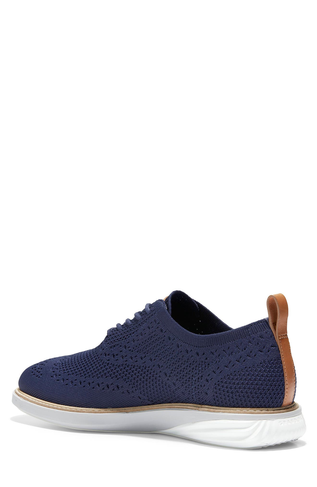 Cole Haan Grandevolution Stitchlite Oxford, Alternate, color, Marine Blue Knit