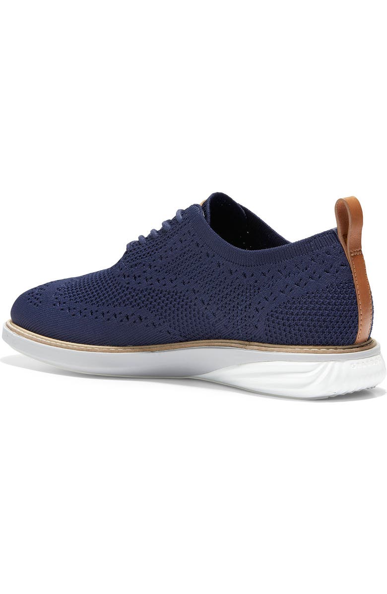 Cole Haan Grandevolution Stitchlite Oxford, Alternate, color, Marine Blue Knit