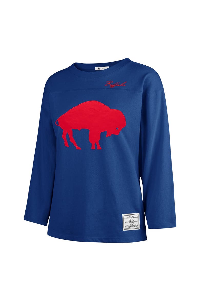 Women's '47 Royal Buffalo Bills Game Nod Timeless Long Sleeve T-Shirt, Alternate, color, Royal