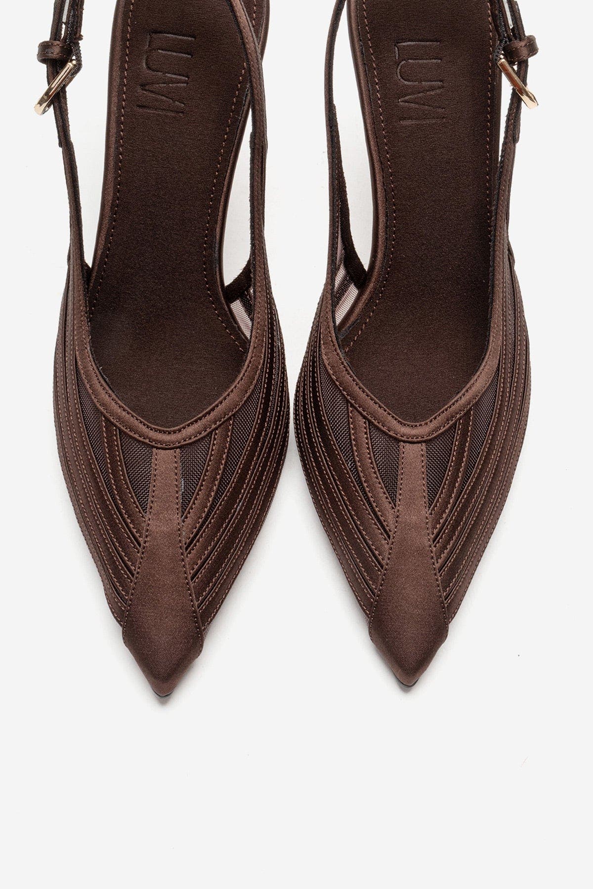 Safira Stiletto Pump, Alternate, color, Brown