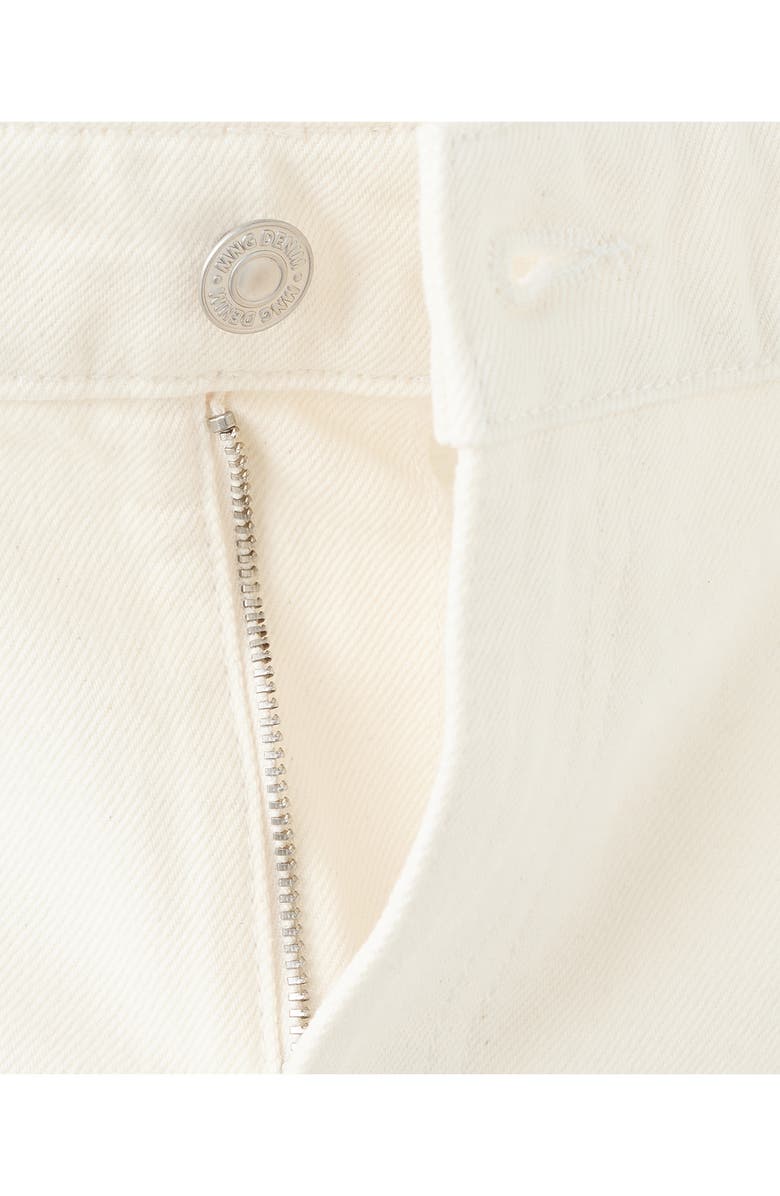 MANGO Bob Regular Fit Jeans, Alternate, color, Off White