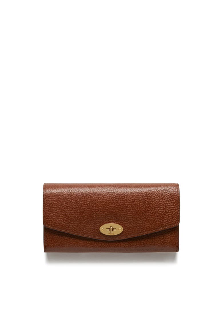 Darley Leather Continental Wallet, Alternate, color, Oak