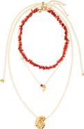 Madewell Set of 3 Pukka Shell Necklaces