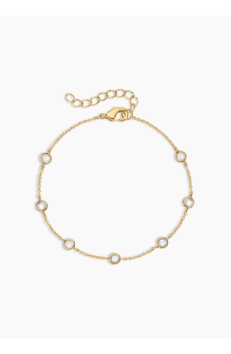 Electric Picks Strand Bracelet, Main, color, Gold