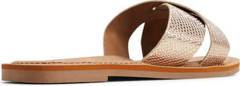 Andreya Crisscross Slide Sandal