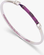Alex and Ani Crayola Royal Purple Crayon Tension Bangle