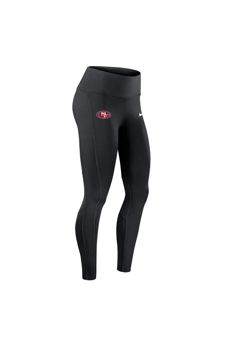 Nike Women's Nike Black San Francisco 49ers Primetime Epic Fast Dri-FIT Leggings, Alternate, color, Black