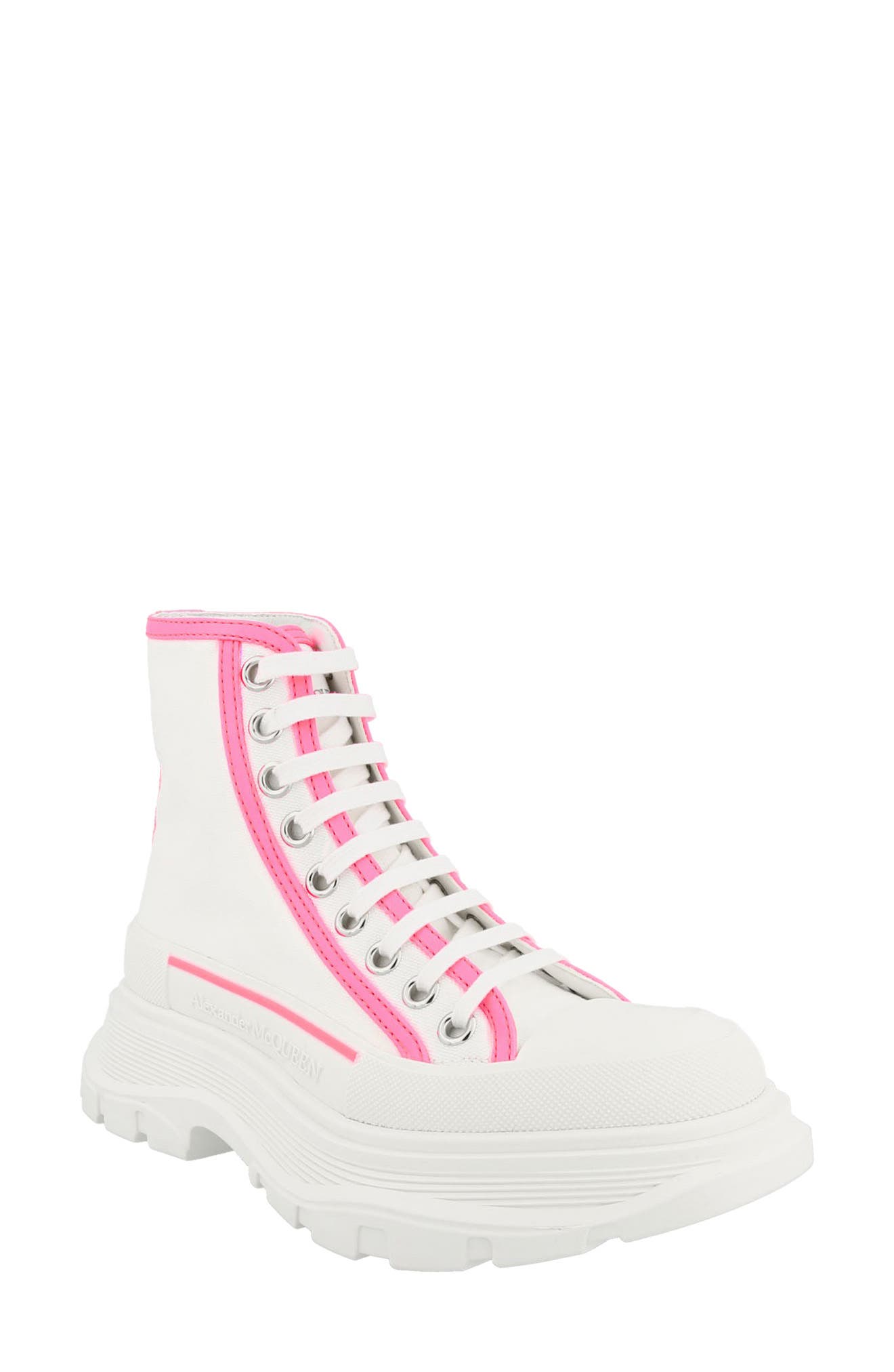 McQueen Tread Slick High Top Sneaker, Main, color, 