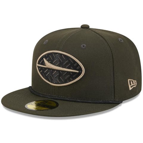 Men
s New Era  Gotham Green New York Jets 2025 Rivalries Collection Sideline Rope 59FIFTY Fitted Hat