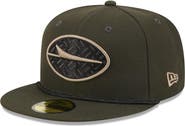 New Era Men's New Era Gotham Green New York Jets 2025 Rivalries Collection Sideline Rope 59FIFTY Fitted Hat