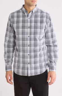 Weatherproof® Plaid Corduroy Button-Up Shirt