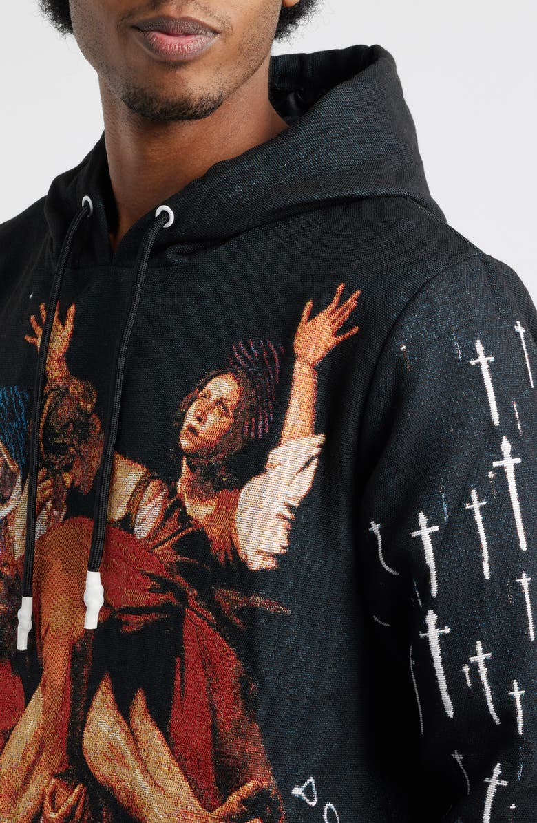 VERYRARE Entombment Jacquard Hoodie, Alternate, color, Black