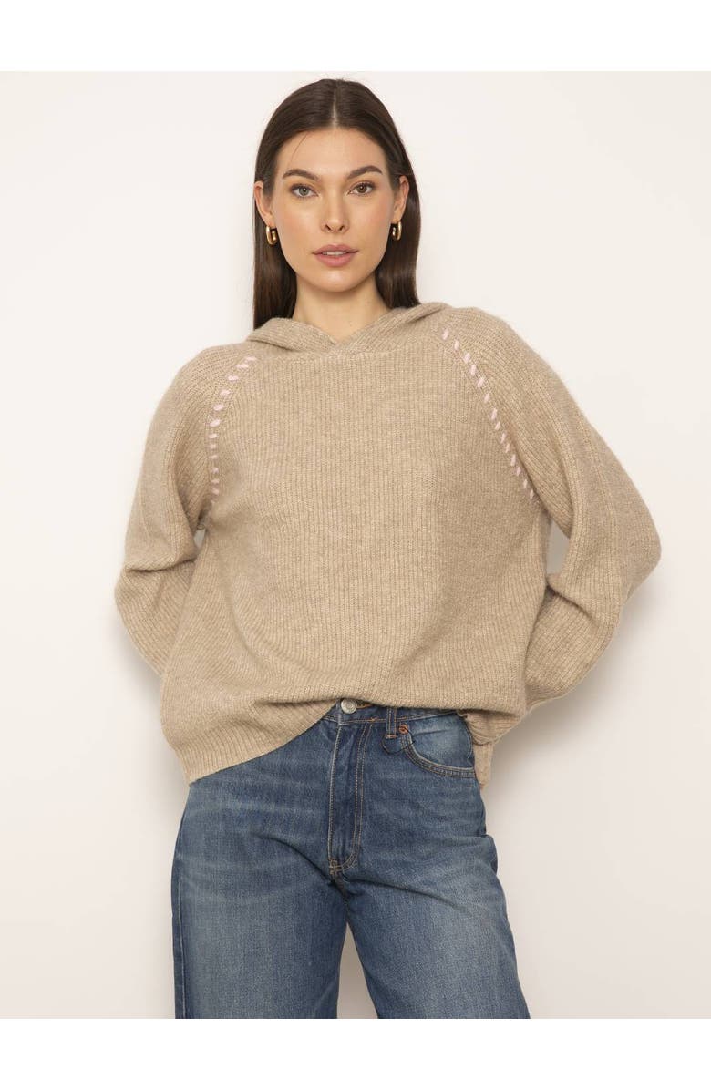 Central Park West Yorke Whipstitch Hoodie, Main, color,