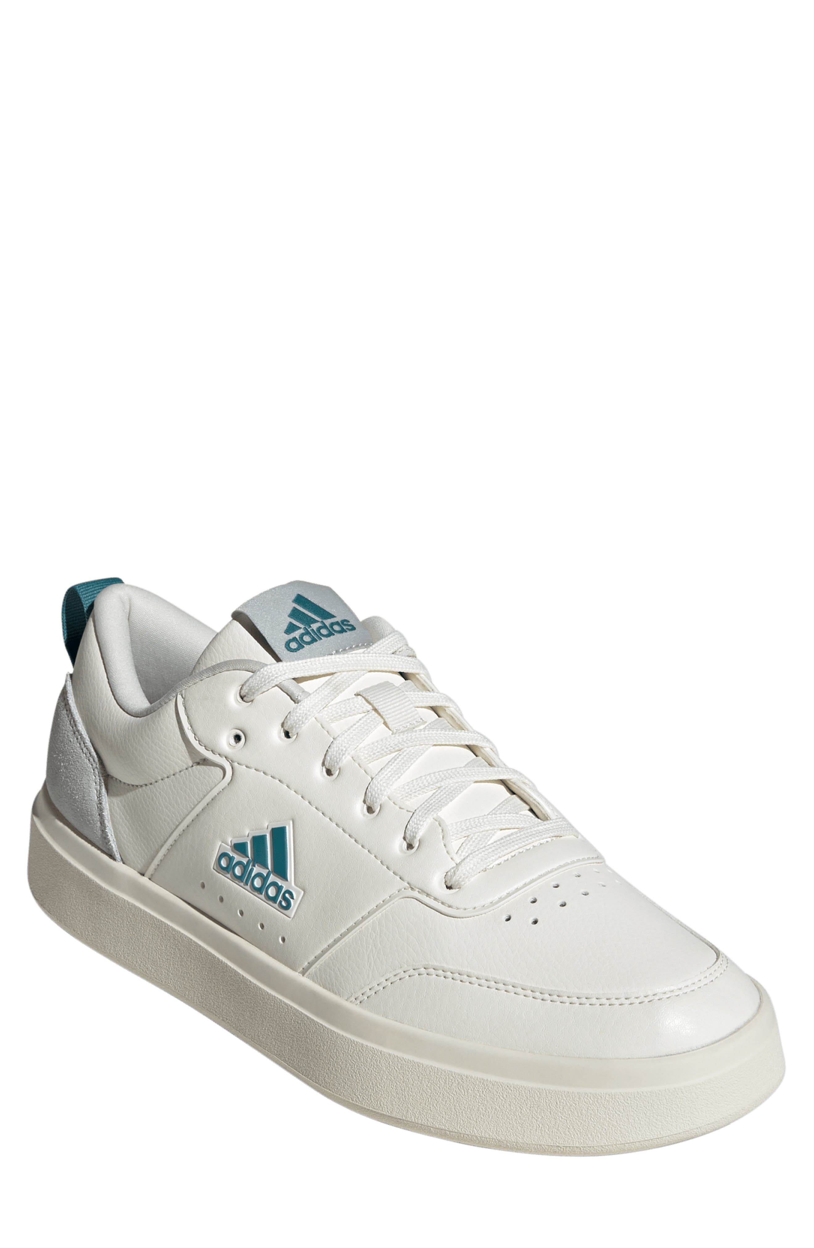 adidas Park St. Tennis Sneaker, Main, color, Off White/ Arctic/ Silver