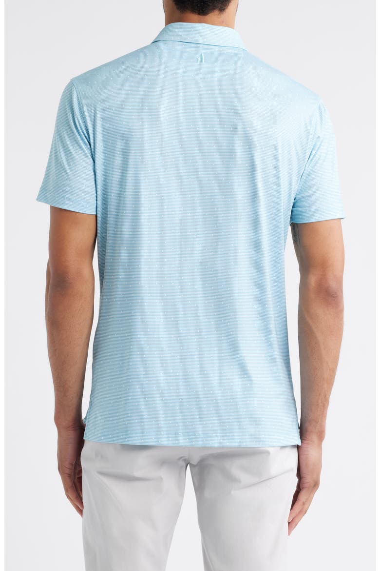 Tundra Microprint Featherweight Performance Polo, Alternate, color, PALISADES BLUE