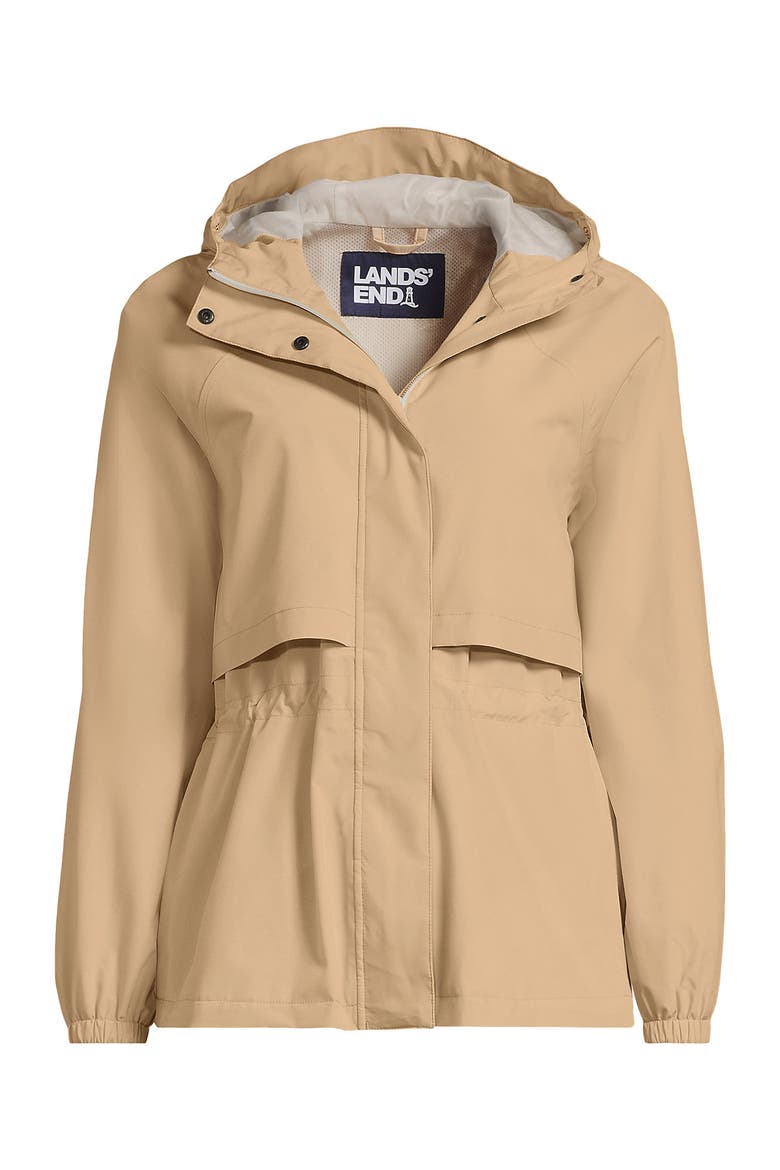 Squall Packable Rain Jacket, Alternate, color, Champagne/Ivory Latte