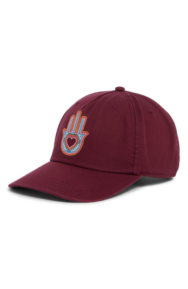 Spiritual Gangster Radiant Hamsa Dad Hat, Main, color,