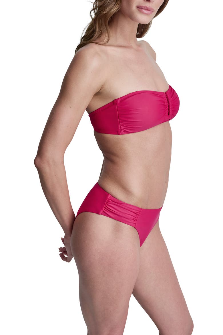 Shirred Two-Piece Swimsuit, Alternate, color, AMALFI