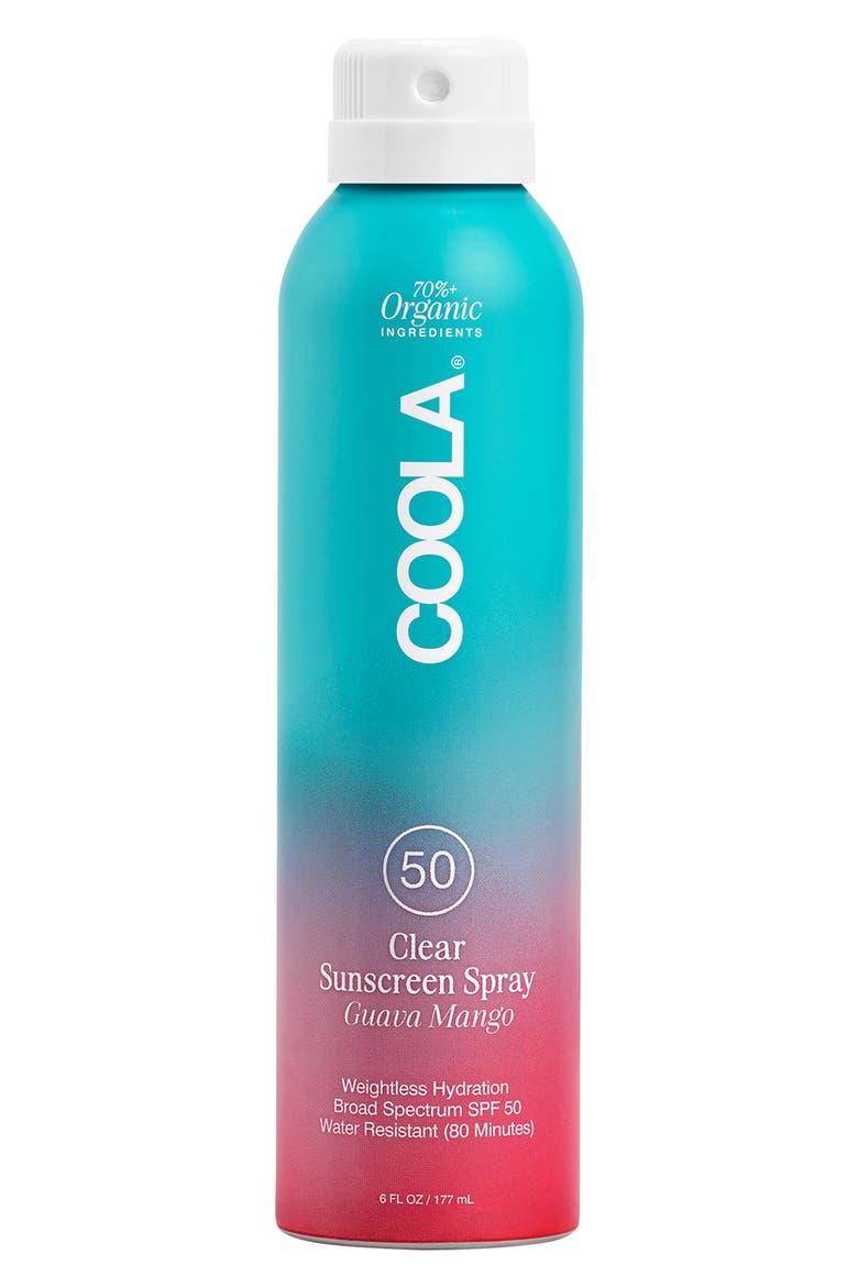 Suncare Guava Mango Eco-Lux Sport Sunscreen Spray SPF 50, Main, color, NO COLOR