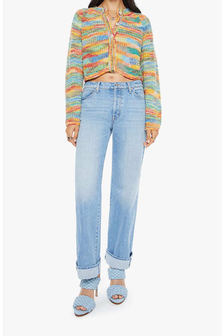 The Raglan Stripe Alpaca Blend Crop Cardigan (Women) | Nordstrom