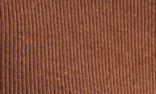 Lush Long Sleeve Button Front Crop Top In Brown