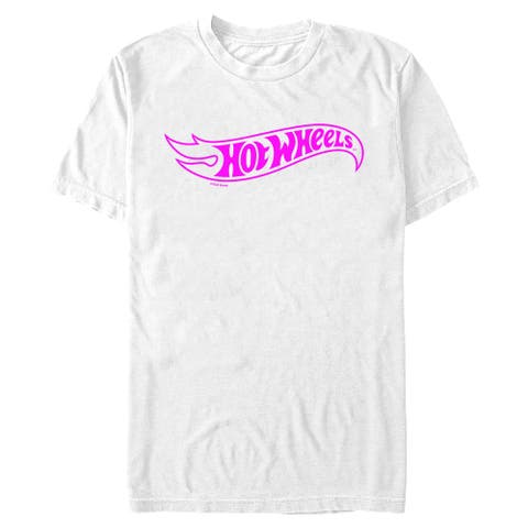 Men's Hot Wheels Classic Pink Logo  Graphic T-Shirt