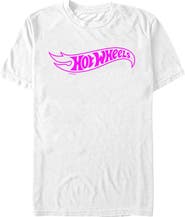 Hot Wheels Men's Hot Wheels Classic Pink Logo Graphic T-Shirt