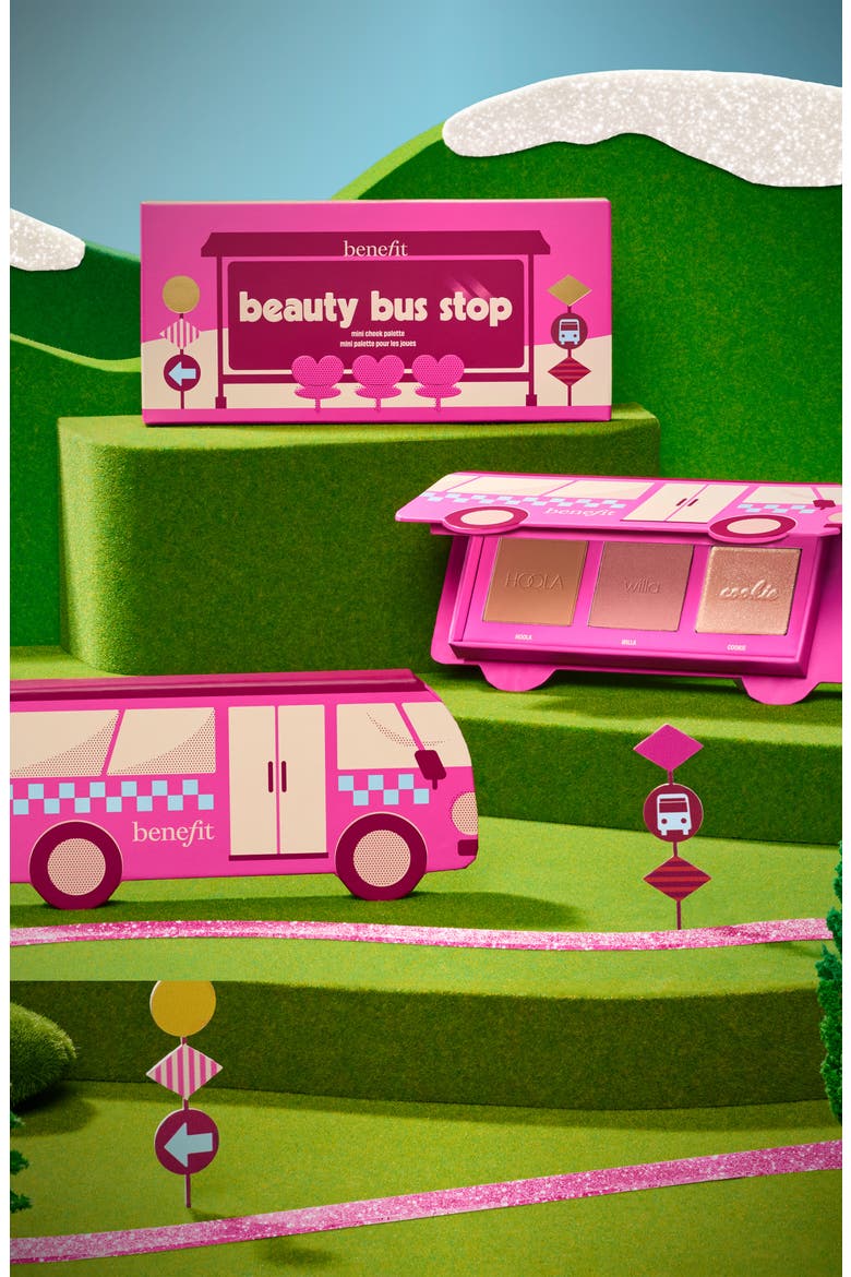 Beauty Bus Stop Mini Cheek Palette, Alternate, color, NO COLOR