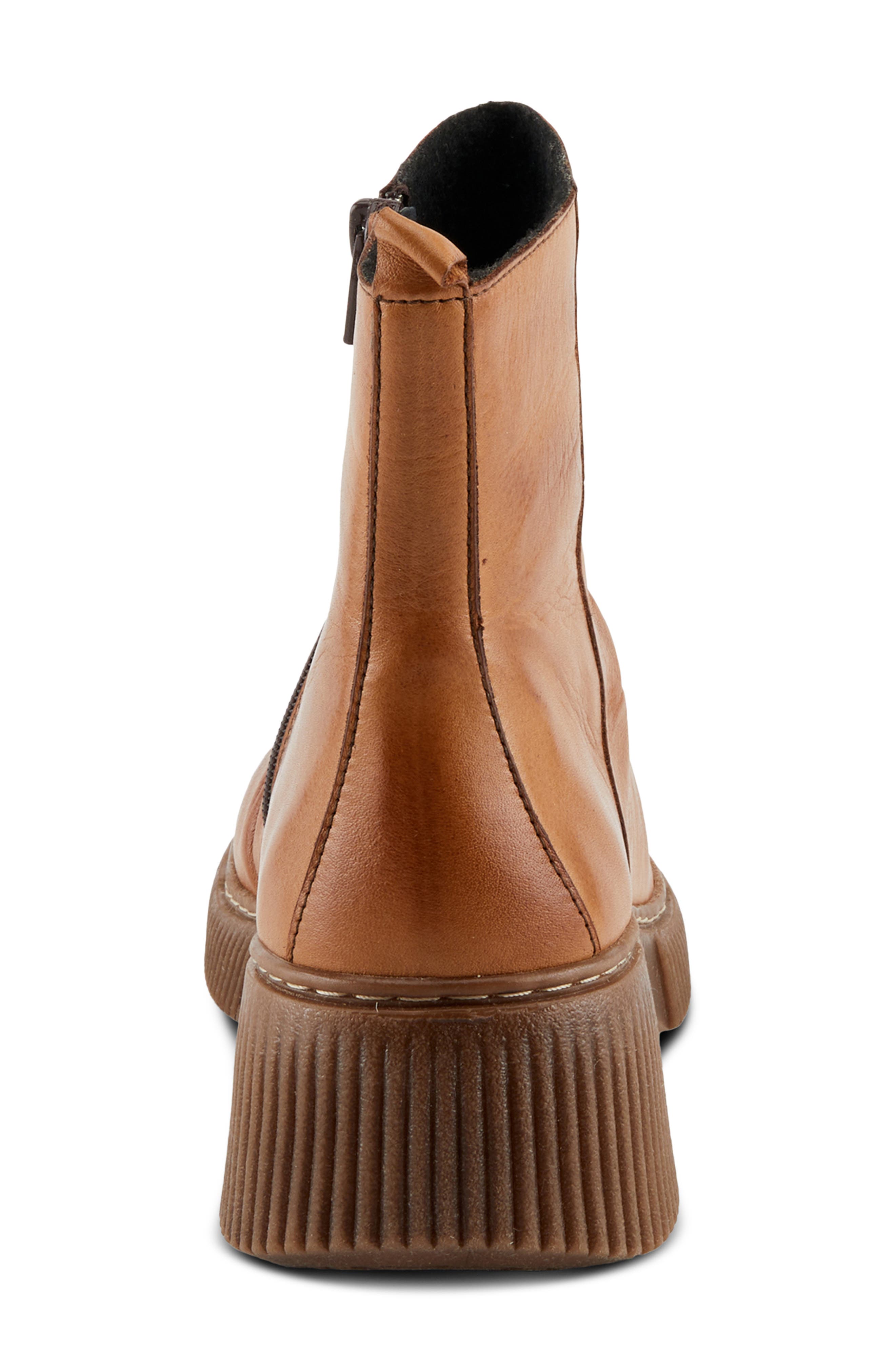 Spring Step Nayana Bootie, Alternate, color, Camel