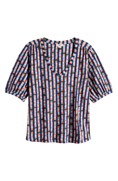 Reef Stripe Cotton & Modal Top
