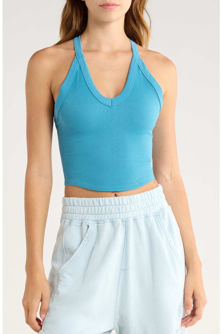 FP Movement All Clear Crop Racerback Tank, Main, color, CELESTIAL BLUE