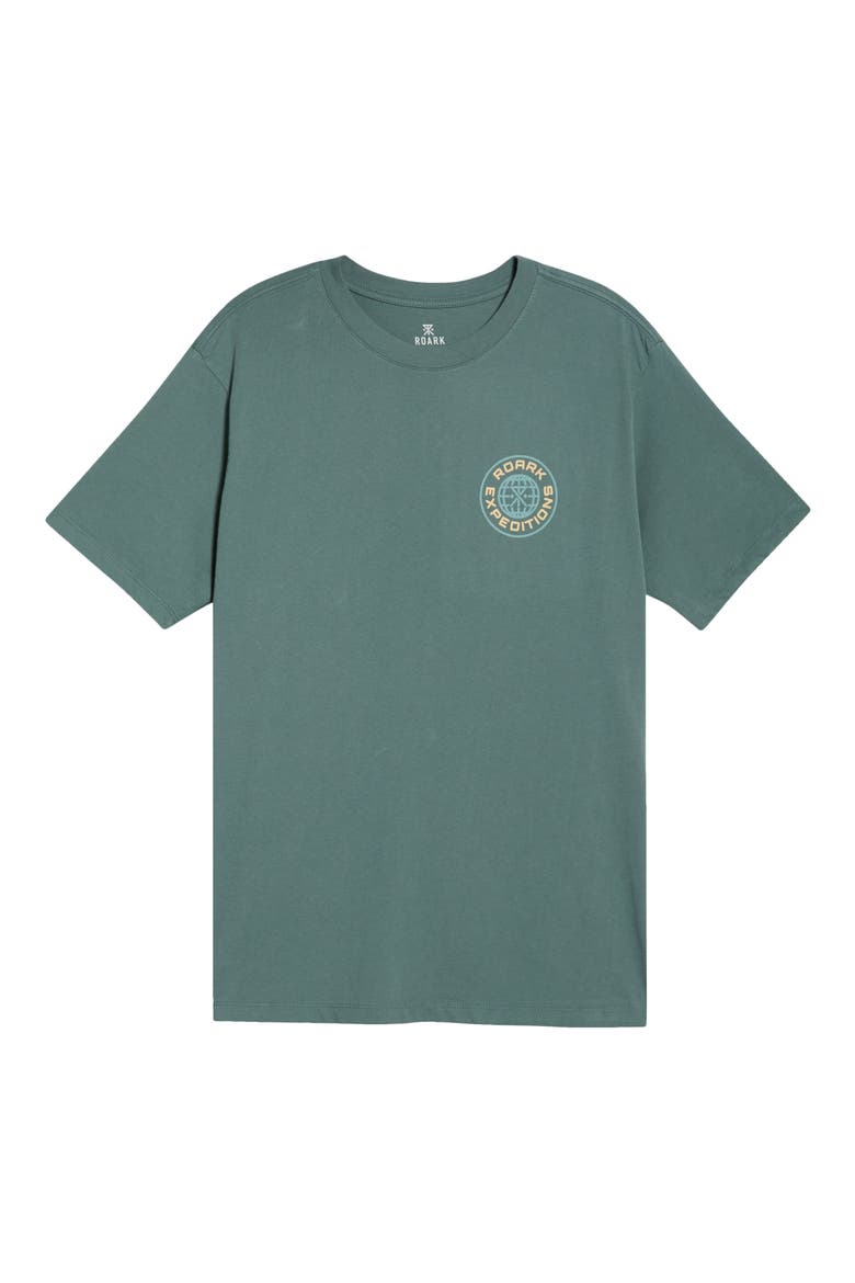 Goin' Global Graphic T-Shirt, Alternate, color, SLATE GREEN