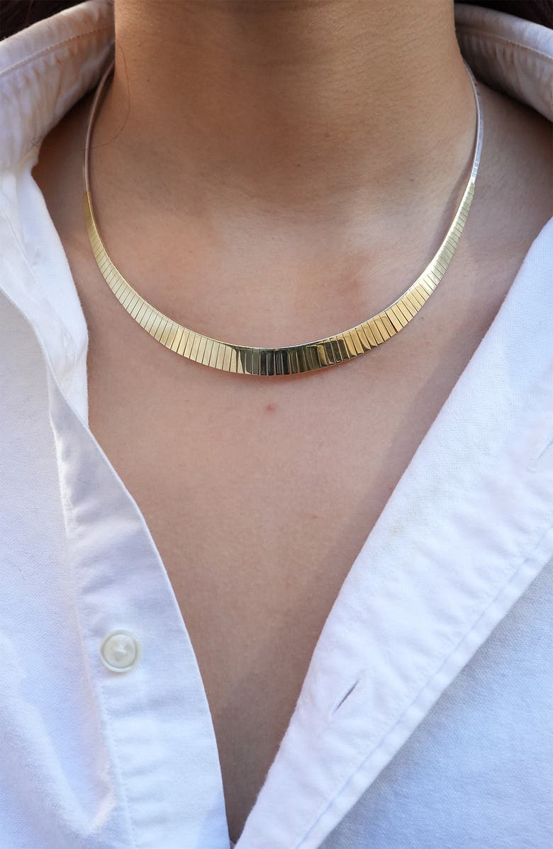 Argento Vivo Sterling Silver Delicate Cleopatra Frontal Necklace, Alternate, color, 