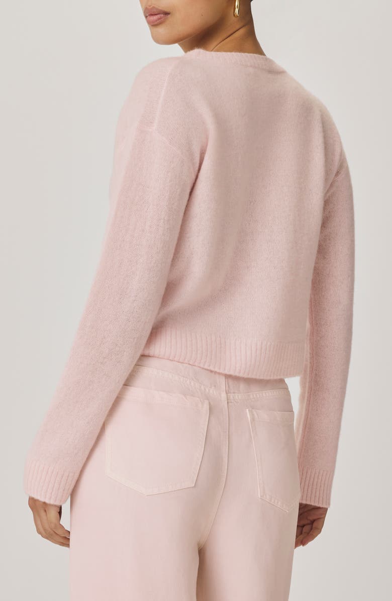 Splendid Emerson Crop Cardigan, Alternate, color, Rose Petal Pink