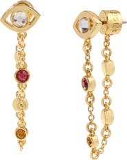 Kurt Geiger London Evil Eye Front/Back Earrings