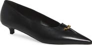 TOTEME Pierced Pointed Toe Leather Pump