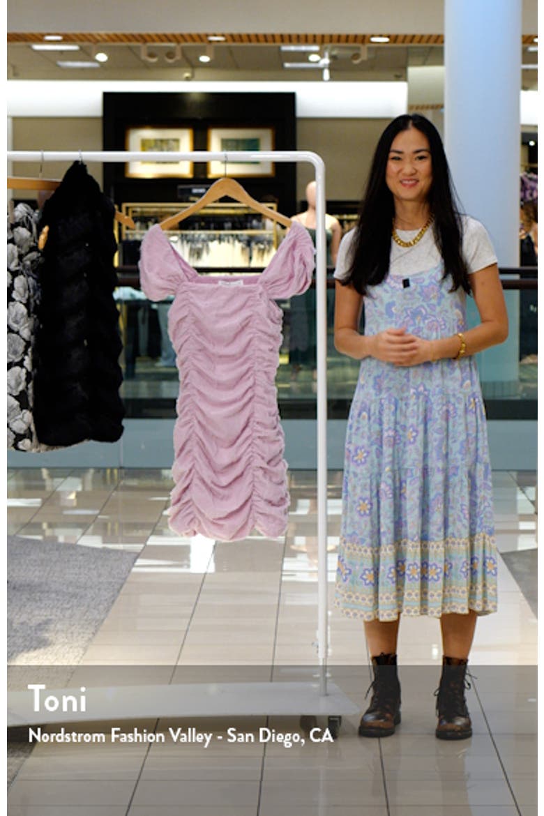 Textured Ruched Minidress video