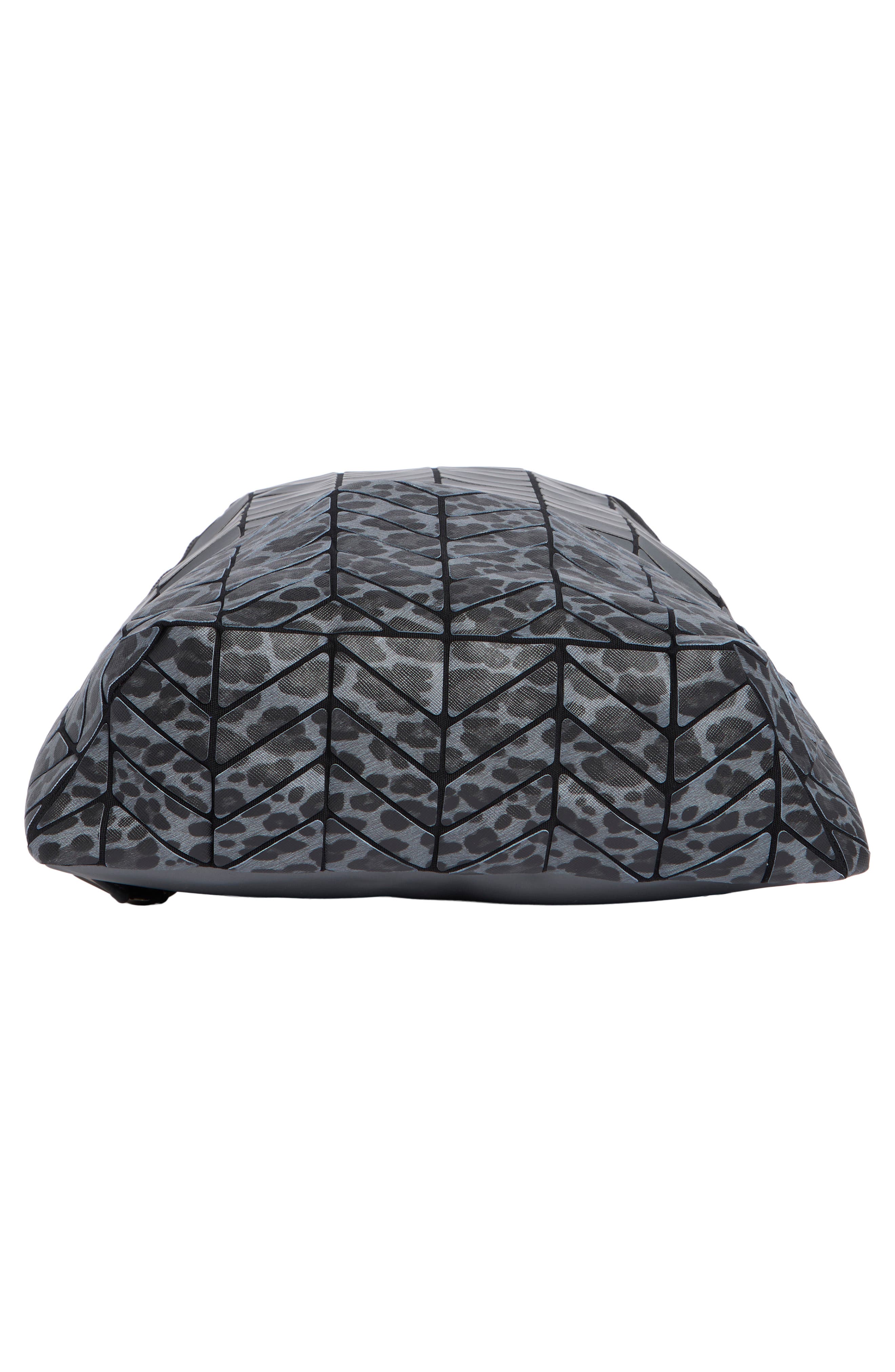 Printed Chevron Backpack, Alternate, color, GREY CHEETAH