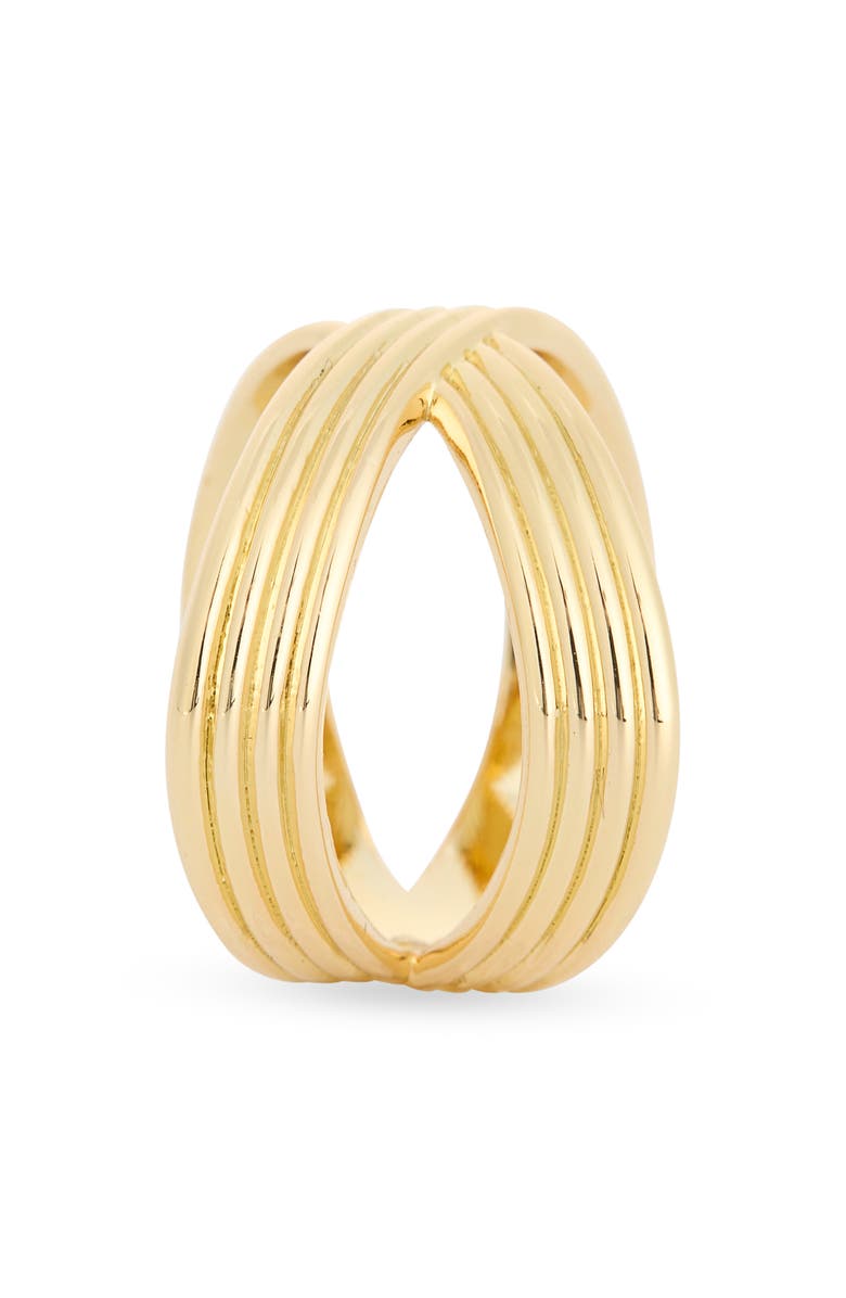 NORDSTROM RACK Crossover Ring, Alternate, color, Gold