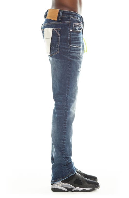 Cult Of Individuality Rocker Rip & Repair Slim Fit Jeans In Sawyer