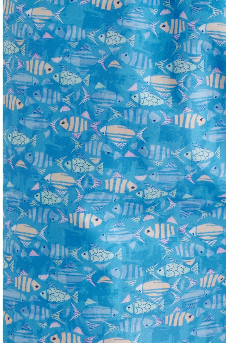 Sunfish Print Swim Trunks, Alternate, color, MARINA BLUE