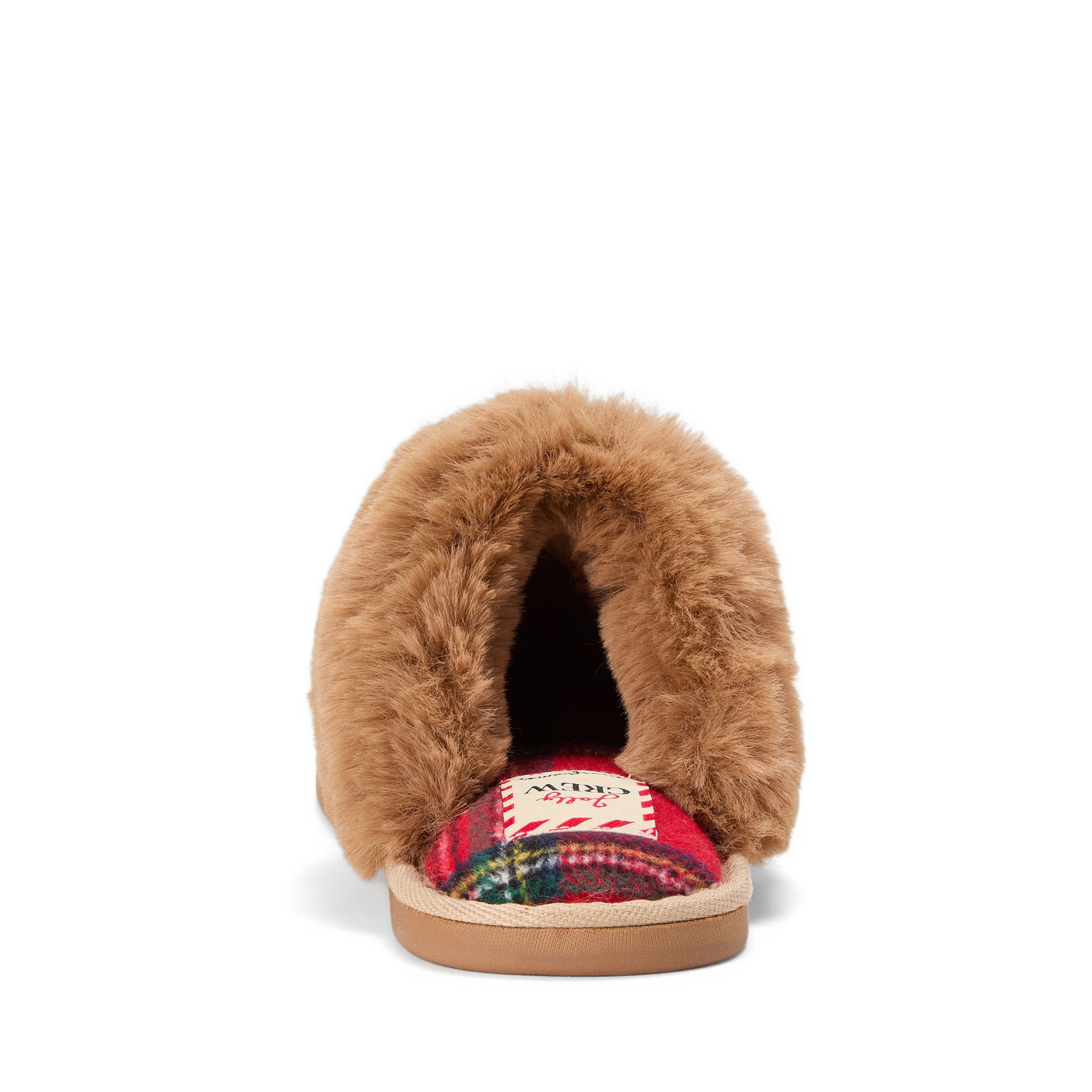 Cozy Holiday Scuff Slippers, Alternate, color, DESERT