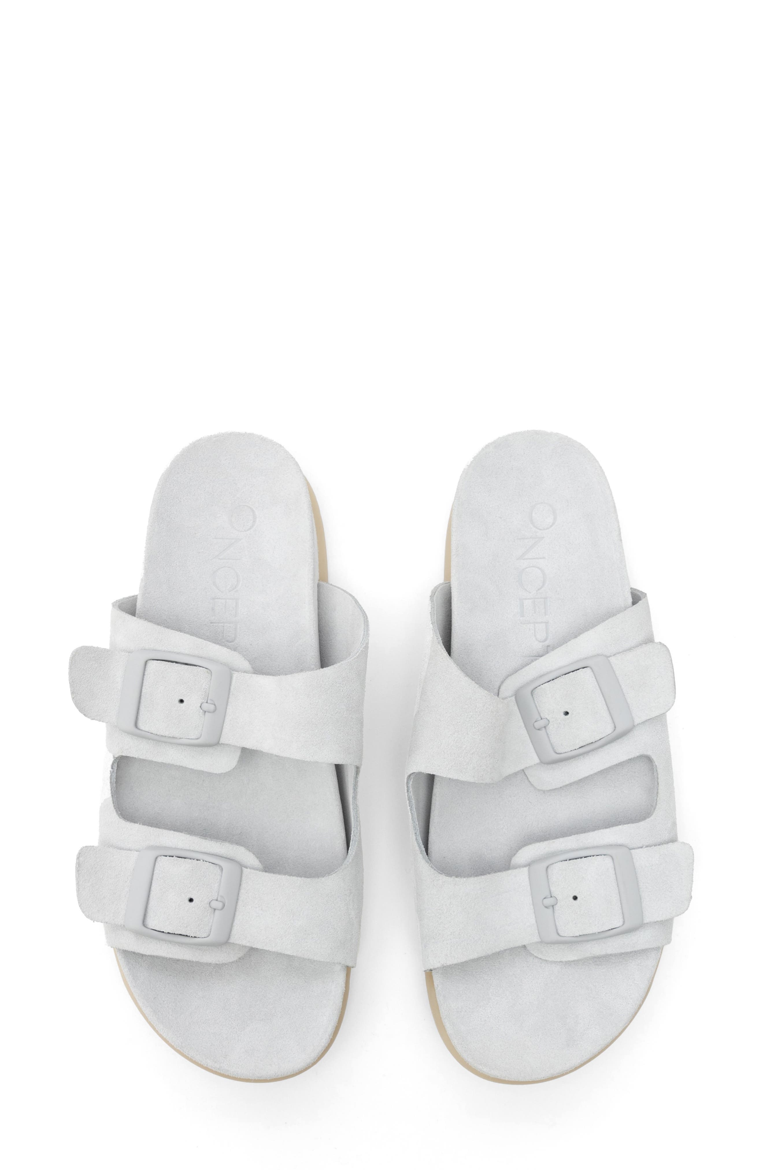 Oncept Savannah Buckle Slide Sandal, Alternate, color, Ice