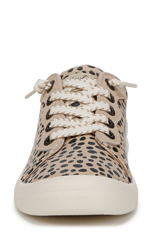 Blowfish Malibu Boardwalk Low Top Sneaker In Pixie Cheetah Fabric