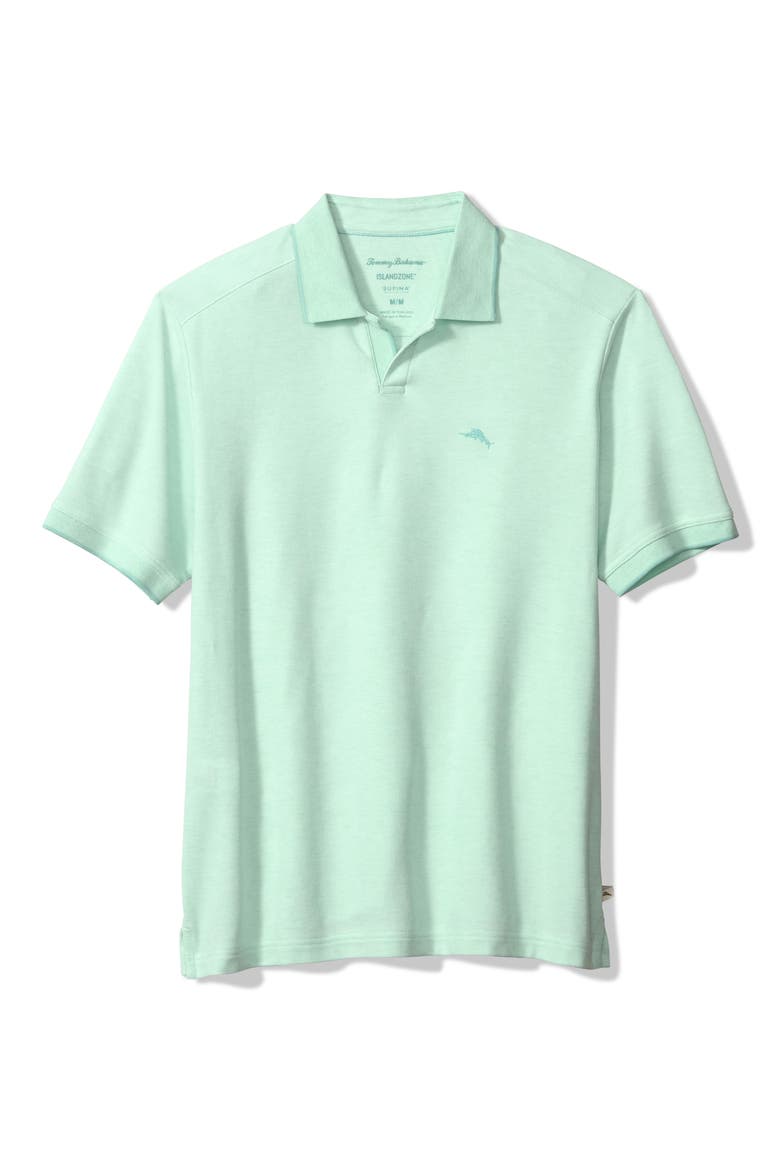Emfielder Icon Solid IslandZone® Polo, Alternate, color, BABY FERN HEATHER