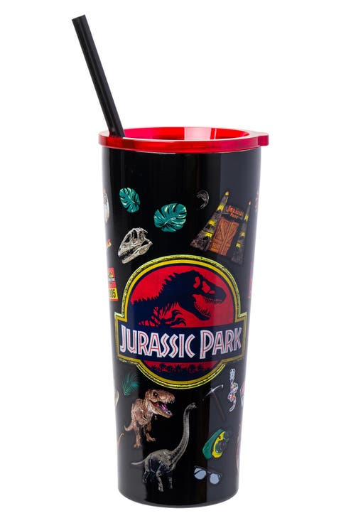 Jurassic Park 22-Ounce Tumbler with Straw